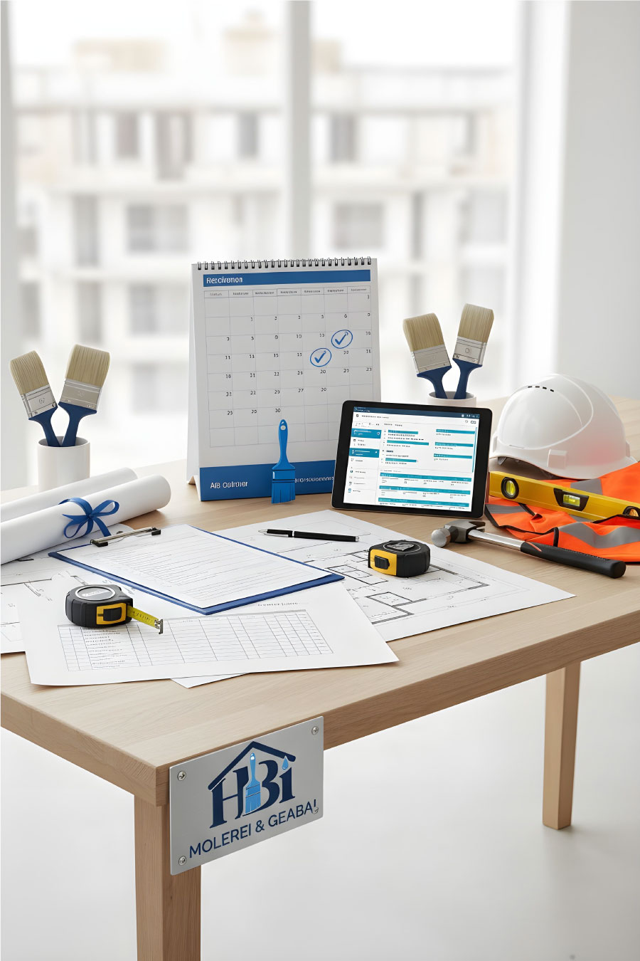  Planification rigoureuse et suivi constant sur un chantier de rénovation, respect des délais et qualité garantie, outils et plans organisés, fiabilité professionnelle